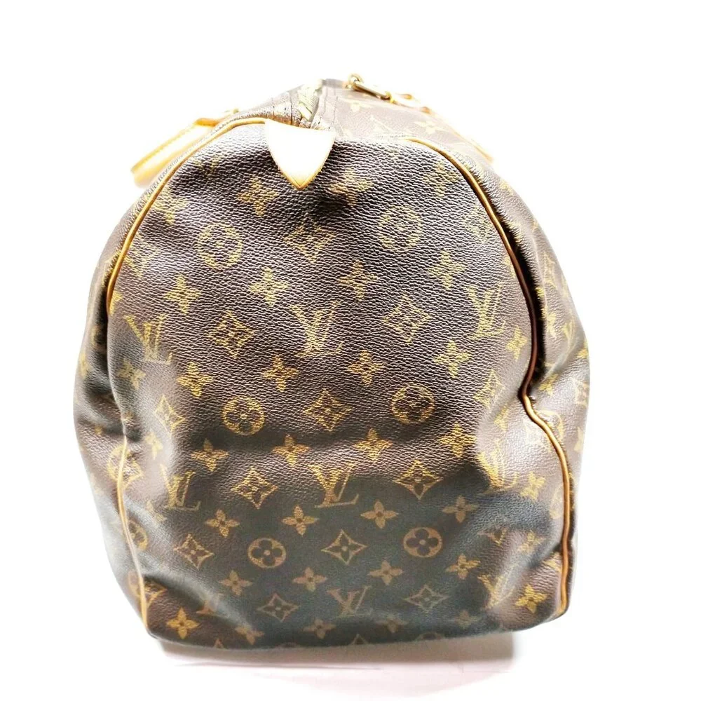 Authentic Louis Vuitton Boston Bag Keepall 55 Brown Monogram mn535-120825 - Picture 3 of 9
